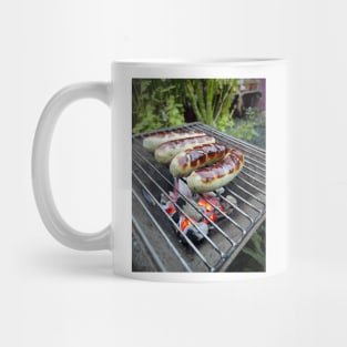 German Bratwurst at a grill Mug